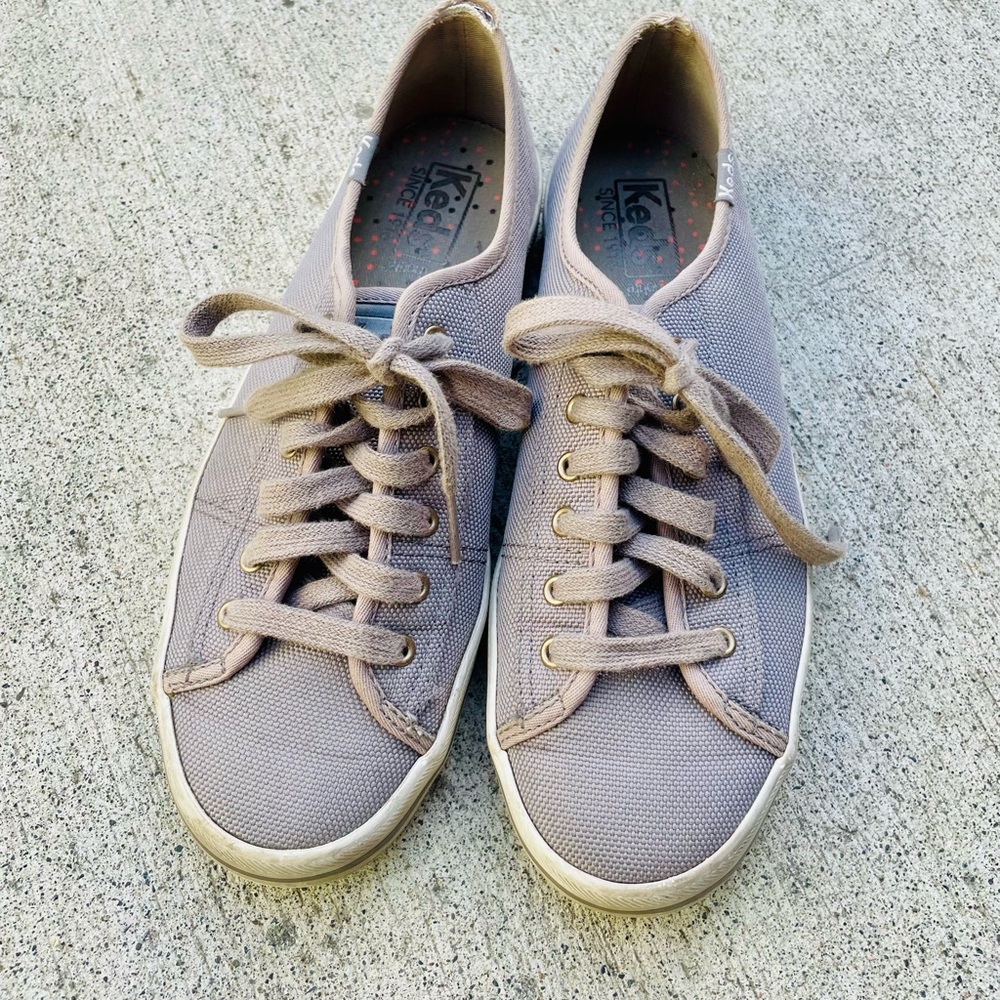 Keds Gray Canvas Sneakers